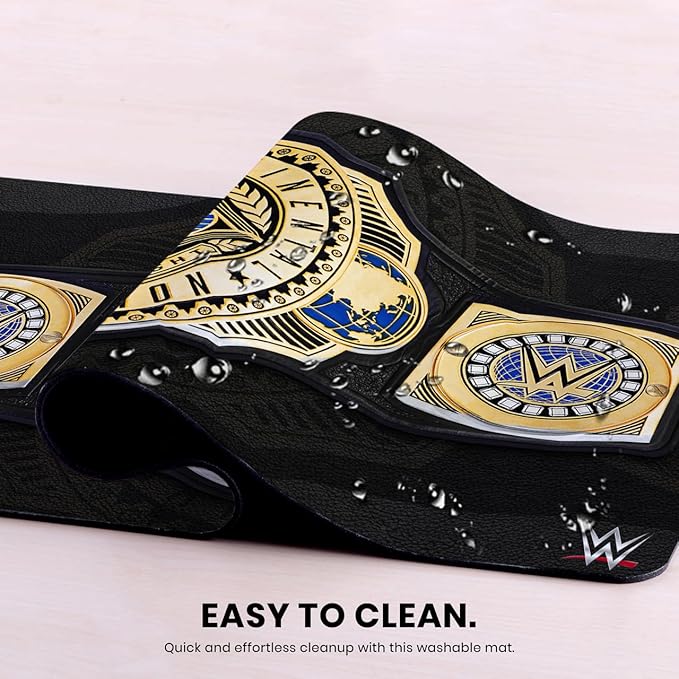 Head Case Designs Officially Licensed WWE Intercontinental Championship Title Belts 23.62 x 11.81 x 0.12 inches (600 x 300 mm) - L Gaming Office Desk PC Keyboard Mouse Mat Pad