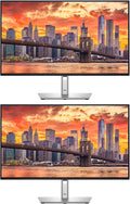 Dell P2725H 27-inch 1080P Full HD Wide Angle Backlit LED LCD Professional Monitor 2-Pack Low Blue Light Ultrathin Bezel IPS VGA HDMI DisplayPort USB Hub 15W PD USB-C (Renewed)