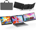 JoyReal Laptop Screen Extender 14 FHD 1080P IPS Portable Monitor for Laptop Triple Screen Extender Monitor USB-C/HDMI Plug-Play for Windows Mac Fit 13-17.3 Laptops