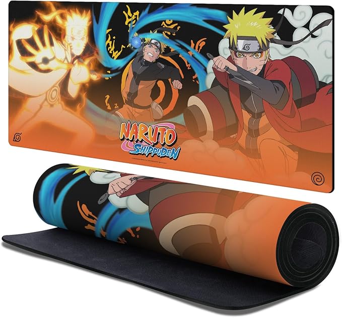 Head Case Designs Officially Licensed Naruto Shippuden Naruto Transformation Graphic Art 37.4 x 15.75 x 0.16 inches (900 x 400 mm) - XL Gaming Office Desk PC Keyboard Mouse Mat Pad