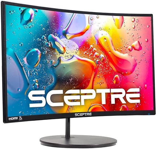 Sceptre 24-27 inch Curved Gaming Monitors (C275W-1920RN) and (C248W-1920RN Series)