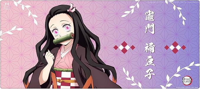 ARBITER X Demon Slayer: Kimetsu No Yaiba S2 Collection - XL Cloth Gaming Mousepad 900x400mm Flat Stitched Edge Non-Slip Rubber Base Officially Licensed - NEZUKO