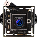 ELP USB Camera Module Super Mini 720p Wide Angle with 100degree M7 Lens Megapixel HD OV9712 Embedded Webcam Board for Computer USB2.0 UVC Video PC Opencv Camera Modulewith 3.3ft/1m Cable for Laptop