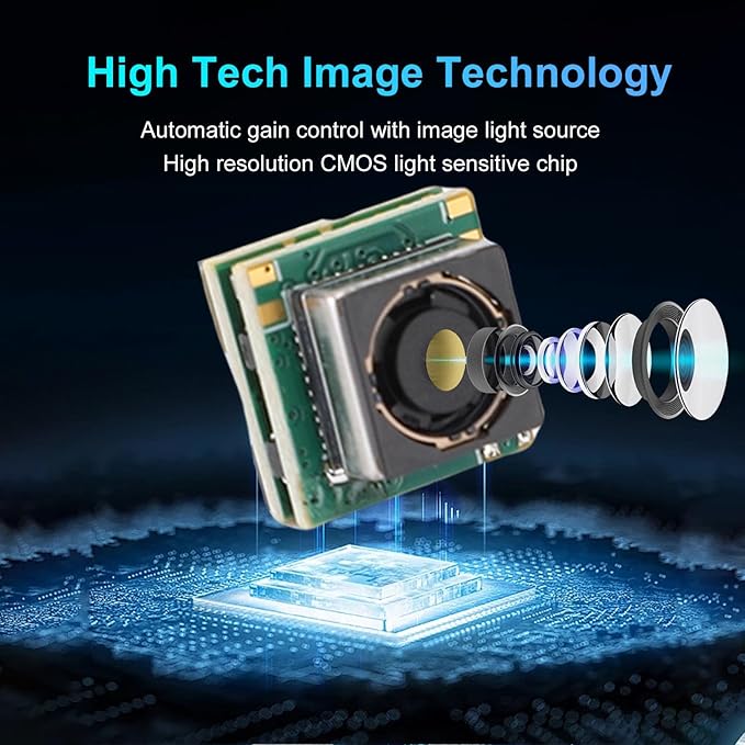 Yoidesu 8MP 1080P Auto Focus USB Camera Module 1/3.2” CMOS Supports UVC Protocol USB2.0 Video Webcam Compatible with Android Linux Wince OS X