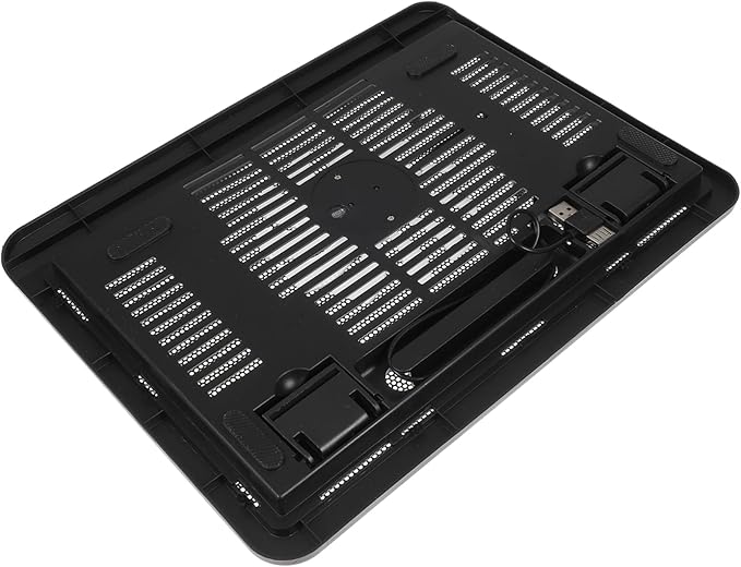 Tofficu Laptop Cooling Pad with Slip Feet Air Cooling Stand for Laptops Ergonomic Design for Neck Relief for Home Office Use