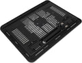 Tofficu Laptop Cooling Pad with Slip Feet Air Cooling Stand for Laptops Ergonomic Design for Neck Relief for Home Office Use