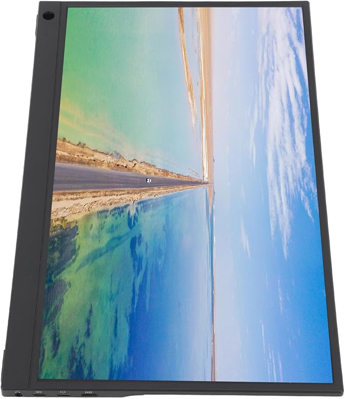 15.6 Inch Portable Monitor with Touchscreen HDR Display Dual Screen Usage Mobile Screen Projection Wide Compatibility Lightweight and Portable