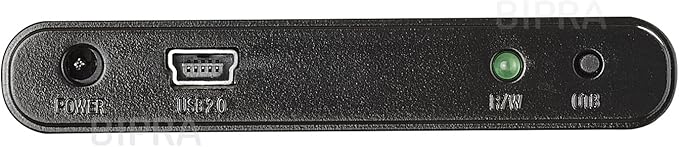 External Portable Hard Drive Includes One Touch Back Up Software - Black - FAT32 (400GB)