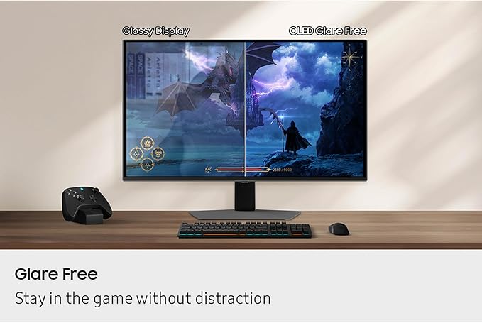 Samsung 27” Odyssey OLED G6 G60SF QHD QD-OLED Gaming Monitor 500Hz Refresh Rate 0.03ms (GtG) Response Time G-Sync Compatible VESA DisplayHDR TrueBlack 500 LS27FG602SNXZA 2025 3 Yr Warranty