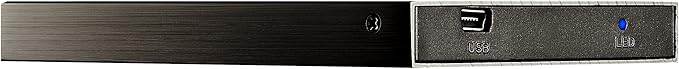 120Gb 120 Gb 2.5 USB 2.0 External Pocket Slim Hard Drive - Black - Fat32