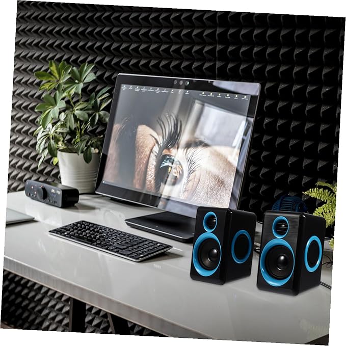 Mini Speaker USB 2.0 Laptop and Desktop Computer Speaker Compact Multimedia Home with Dc 5v Power for Office and Travel Use