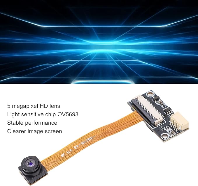 5MP USB Camera Module with Autofocus Black Clearer Image 180° Wide Angle Drive Effortless for WinXP/7/8/10