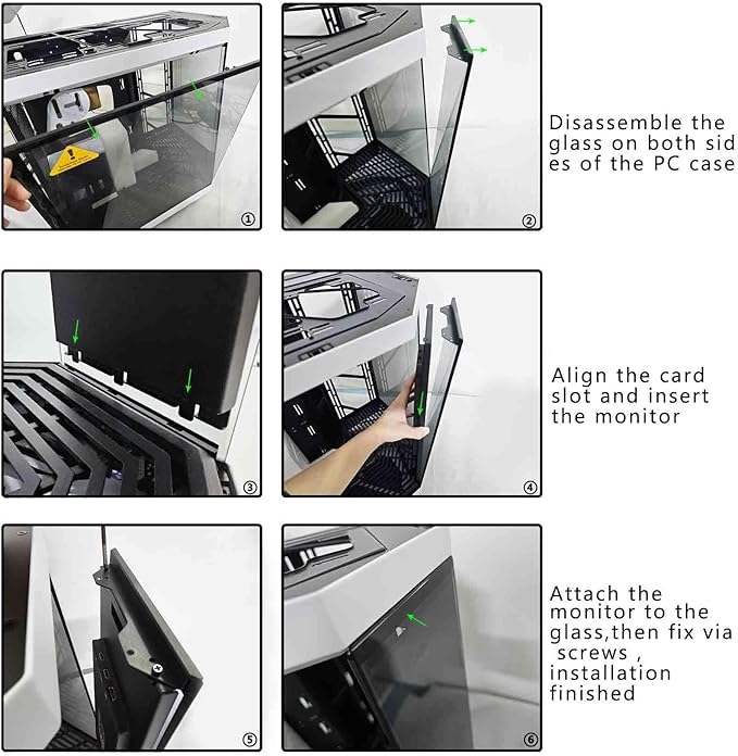 VSDISPLAY 14.5 Inch Touch Monitor for Y70 Computer Case 2560x720 IPS Stretched Bar LCD for DIY PC Case GPU CPU Data Monitoring Secondary Display