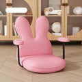 BTZHY Floor Chair Portable Floor Chair Japanese Style Legless Tatami Chair with Back Support and Armrest Home Bay Window Lazy Backrest Chair Meditation Floor Seating(Pink)