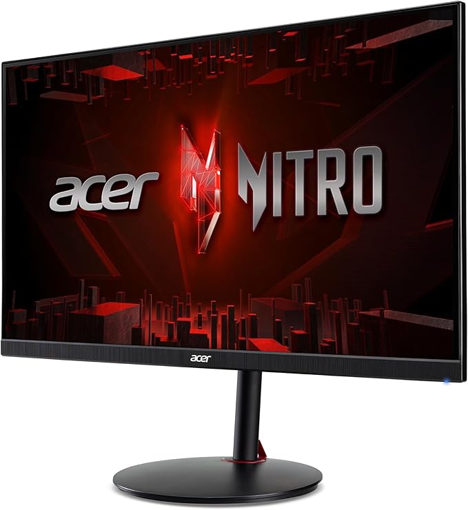 acer Nitro 27 WQHD 2560 x 1440 PC Gaming Monitor | AMD FreeSync Premium | Up to 180Hz Refresh | Up to 0.5ms | HDR400 | DCI-P3 95% | 1 x Display Port 1.2 &amp 2 x HDMI 2.0 | XV272U V3bmiiprx