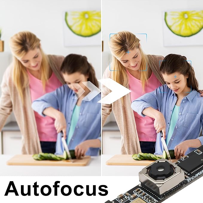 SVPRO 8MP USB Camera with Microphone - UVC Micro Webcam Board for PC/Laptop Autofocus Camera Module for Laser Engraver/Lightburn USB Plug &amp Play for Windows/MacOS/Linux/Android