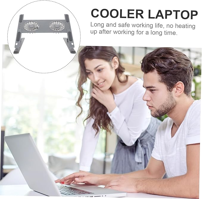 ARTIBETTER Colorful Led Laptop Cooling Pad Stand for Enhanced Air Circulation Mute High Wind Volume Compatible All Notebooks
