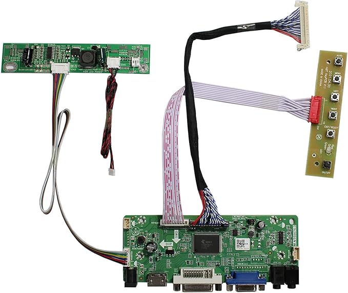 VSDISPLAY 17 19 1280x1024 6Pin LED Backlight 30Pin LVDS LCD VGA DVI Audio Controlller Kit Fit to Modification LCD M170ETN01 1 M170ETN01.3 M190ETN01.0 G190ETN01.0