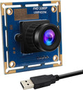 Magnolia 2MP 1080P USB Camera Module 30/60/120FPS High Speed Wecam 2.1mm Wide Angle Fixed Focus Lens Mini Indutrial Camera Plug and Play for CNC Monitoring/Defect Detection/Machine Vision