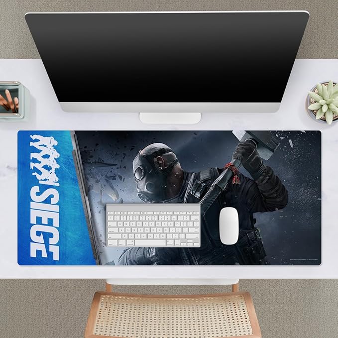 Head Case Designs Officially Licensed Tom Clancy's Rainbow Six Siege Sledge Graphics 37.4 x 15.75 x 0.16 inches (900 x 400 mm) - XL Gaming Office Desk PC Keyboard Mouse Mat Pad