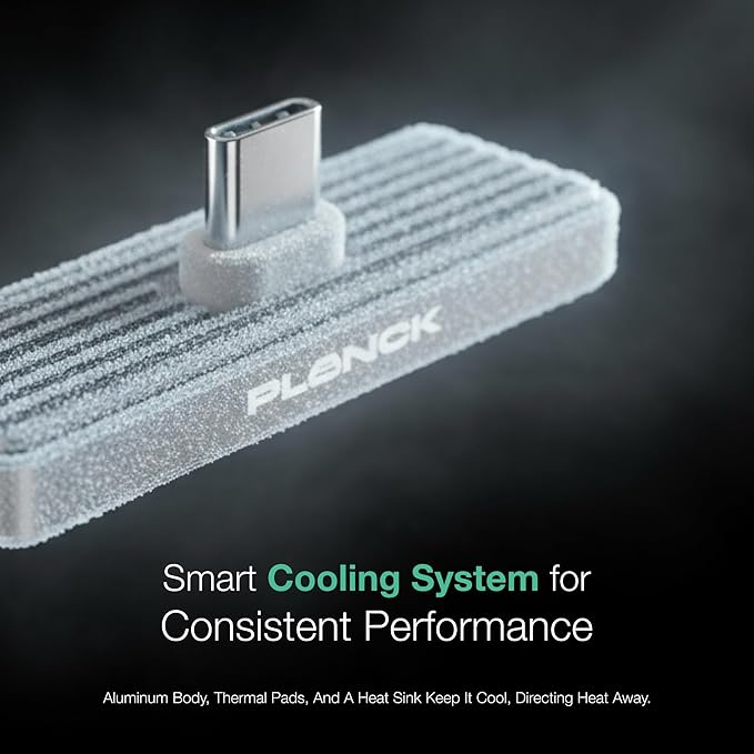 planck SSD Portable External SSD Phone-First Pocket Drive for iPhone 15/16/17 Android Mac/Windows Cameras &amp PS5 4K Apple ProRes Direct-Record Gimbal-Ready Shockproof USB-C up to 1050 MB/s