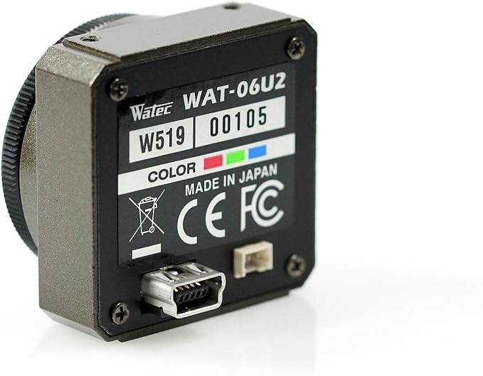 Watec WAT-06U2 Low Light Full high Defintion (HD) Compact Size USB Camera Indoor/Outdoor Usage Action Camera Water Resistant for Security Medical and Many Outdoor Applications.