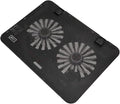 BESPORTBLE 6-inch Heat Dissipation Laptop Stand with Adjustable Fan Speed Notebook Cooling Support Holder for Gaming and Office Use Black Cooling Pad