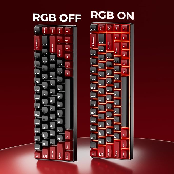 XVX Double Shot PBT Keycaps Set 216 Keys Cherry Profile Custom Keyboard Keycaps Jade Translucent Key caps Compatible with 61/64/68/84/87/100/104/108 ANSI and ISO Layout Mechanical Keyboard