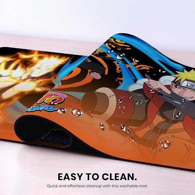 Head Case Designs Officially Licensed Naruto Shippuden Naruto Transformation Graphic Art 37.4 x 15.75 x 0.16 inches (900 x 400 mm) - XL Gaming Office Desk PC Keyboard Mouse Mat Pad