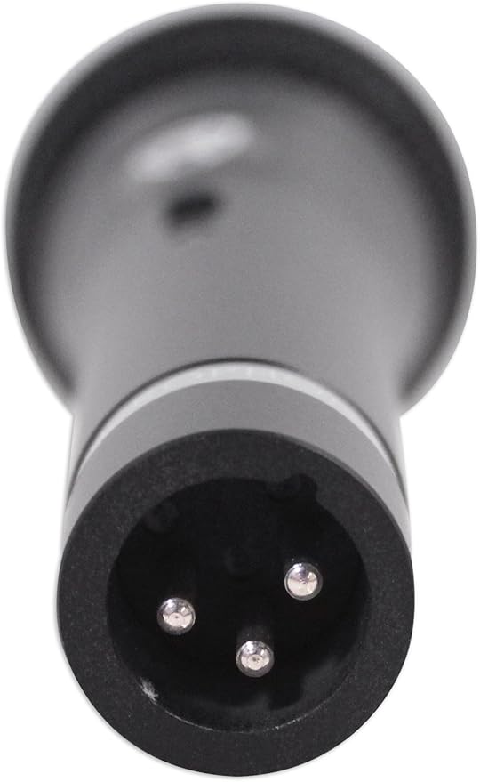 Rockville RMM-XLR Super Cardioid Dynamic Microphone 600 Ohm Metal Body On/Off Switch 10ft XLR Cable Black Finish for Live Performances and Vocals 4-Piece