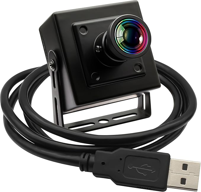 5MP Global Shutter USB Camera for Laptop 60fps High Speed PC Webcam Wide Angle 120degree Low Distortion Lens Web cam Mini UVC USB2.0 Lightburn CAMERA for Laser Engraver 5mp 50fps USB WebCamera