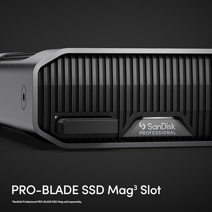 SanDisk Professional 12TB G-Drive Project - External HDD Thunderbolt 3 USB (10Gbps) 7200RPM Ultrastar Hard Drive Up to 250MB/s Read - SDPHG1H-012T-NBAAD