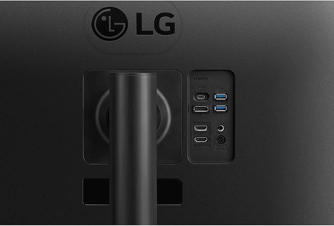 LG 34WR55QC-B 34 Curved UltraWide WQHD HDR 10 100Hz Monitor with USB Type-C 3440x1440 Curved Display 100Hz Refresh Rate AMD FreeSync Borderless Design