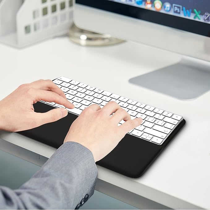 HONKID Wrist Rest for Magic Keyboard 2 (MLA22LL/A A1644) and Magic Keyboard with Touch ID(MK293LL/A) Magic Keyboard Stand Pad to Relief Pain