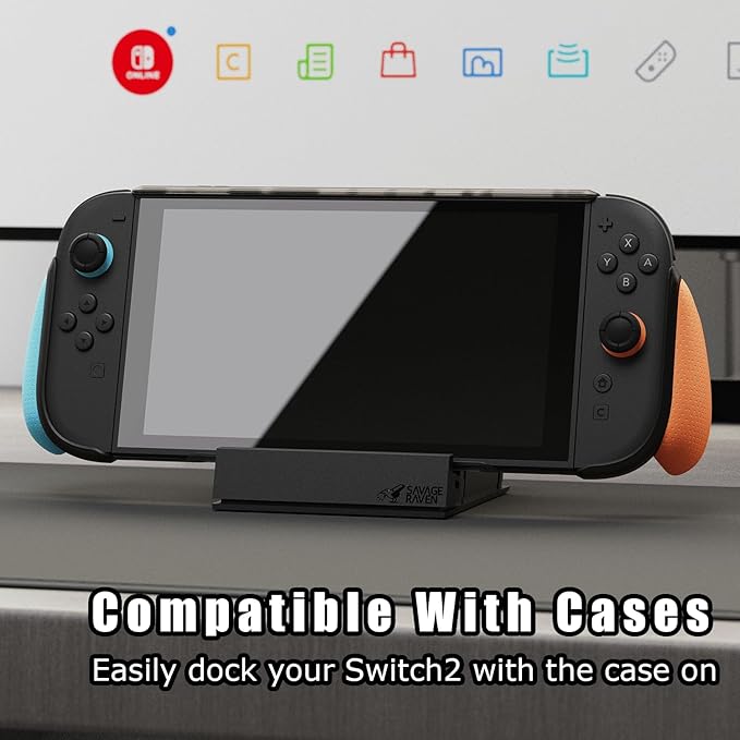 by Skull &amp Co. Jumpgate Pro: Portable Dock Station with Detachable USB Hub Adapter for Switch 2(2025) /Switch OLED (2021)/Switch (2017) and Macbook HDMI2.1 8k@30Hz or 4K@120Hz USB3.0 Port