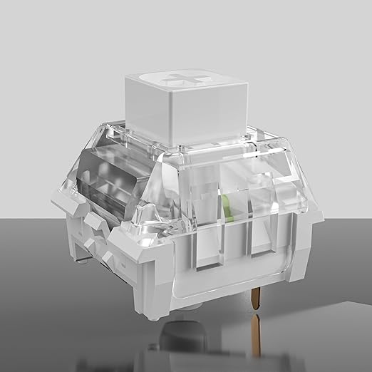Kailh Box White Pro Switches for mx Mechanical Keyboard3-Pin Thick Clicky/Firm Response/Gaming/RGB/Crisp Sound Switches(Box White Pro 108pcs)
