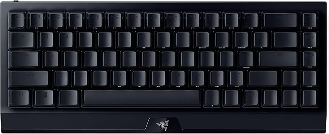 Razer BlackWidow V4 Mini HyperSpeed Wireless Hot Swappable 65% Gaming Keyboard: HyperSpeed Wireless &amp Bluetooth 5.0 - Orange Switches Tactile &amp Quiet - Phantom Pudding Keycap(Renewed)