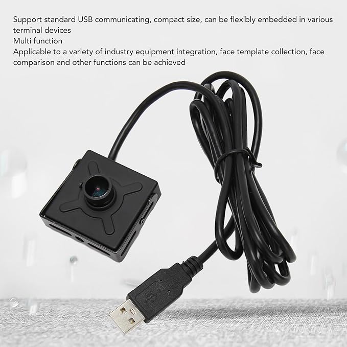 2MP HD USB Camera with Wide Dynamic Image Sensor and Microphone for Industry