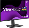 ViewSonic VG2752-2K 27 Inch IPS 1440p Ergonomic Monitor with Tilt Swivel Pivot Height Adjust 100Hz 5-Port USB Hub HDMI DisplayPort and 65W USB C Inputs