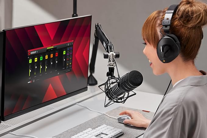RØDE X XDM-100 Professional USB Dynamic Microphone and Virtual Mixing Solution For Streamers and GamersBlack