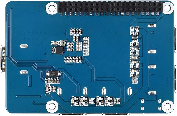 Waveshare USB 3.2 Gen1 HUB HAT Compatible with Raspberry Pi 5/4B/3B/Zero/Zero W/Zero 2W/Pico/Pico W/Pico WH 4X USB 3.2 Gen1 Ports No Driver Required