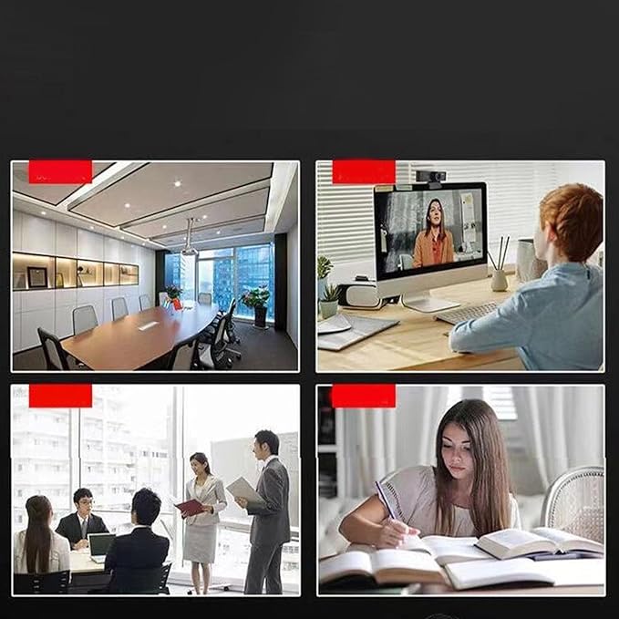 2K USB Webcam Auto Focusing HiFi Speaker Noise Reduction Mic Plug and Play PC Camera for Desktop Laptop Video Chat 2000 10 Vista OS X