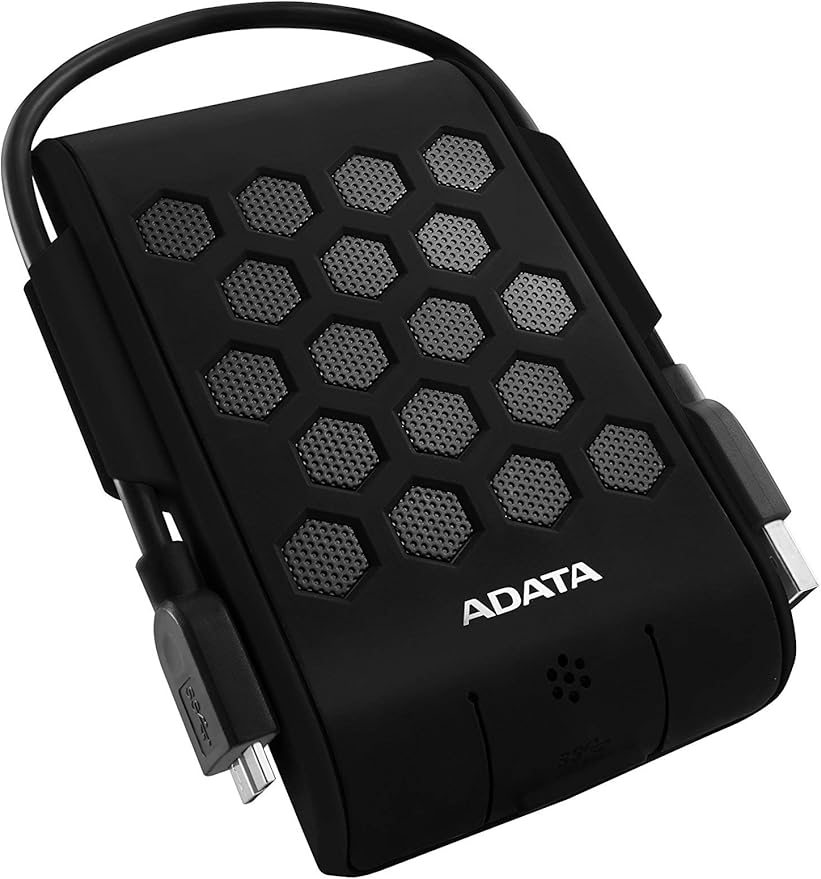 ADATA HD720 1TB USB 3.0 Waterproof/Dustproof/Shock-Resistant External Hard Drive Black (AHD720-1TU3-CBK)