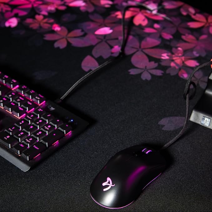 Arozzi Arena GamingDesk Mat Full Surface CustomDesk Pad Interchangeable Water Resistant &amp Washable ComputerDesk Mouse Pad with Stitched Edges (D025)