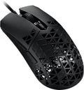 ASUS TUF M4 Air Wired Gaming Mouse - P307 Durable and Ultralight Air Shell Design 16000 dpi Optical Sensor Six Tactile programmable Buttons IPX6 Water Resistance Black Color