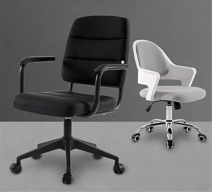 Mlaea Gaming Club Bar Chair Adjustable Height Swivel Chair with Casters Classroom Dormitory Hotel Chair 47 * 82-94CM(Size:47 * 82-94CMColor:B)