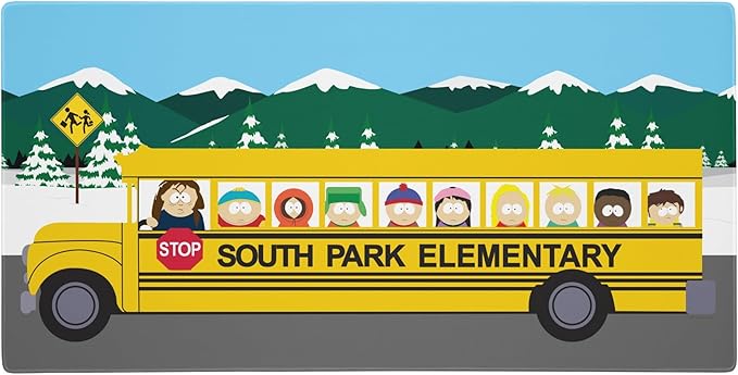 South Park Bus Stop Gaming Mat - 36 x 18 - Officially Licensed