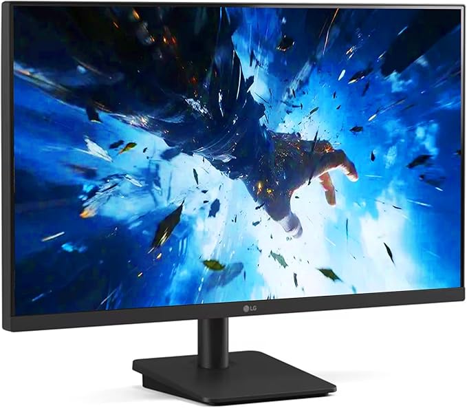 LG 27 Full HD (1920 x 1080) IPS Monitor 100Hz 5ms Dynamic Action Sync Black Stabilizer &amp Crosshair HDR10 Reader Mode/Flicker Safe HDMI OnScreen Control VESA Mount Tilt Adjustable Black