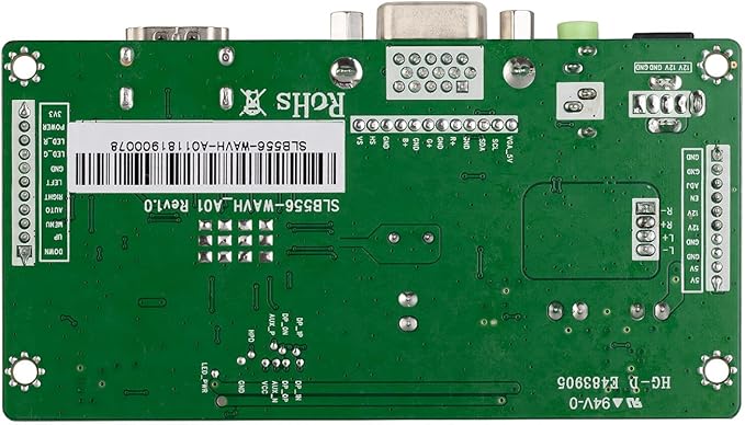 LCD Driver Board for LP156WF7 SPA1 SPB2 SPN1 HDMI VGA Video Audio 40-pin eDP Display Controller
