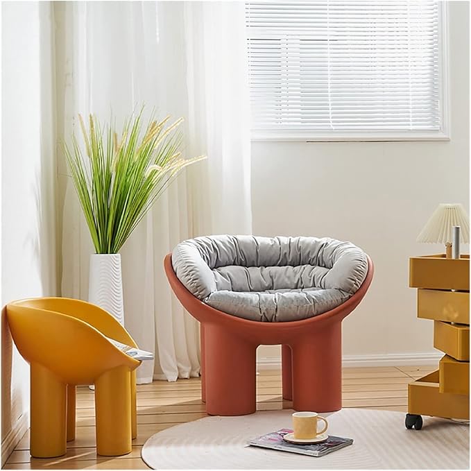 Adjustable Office Computer Chair with Armrest Elephant Leg Chair Footstool Home Stool Outdoor(Red Stool)